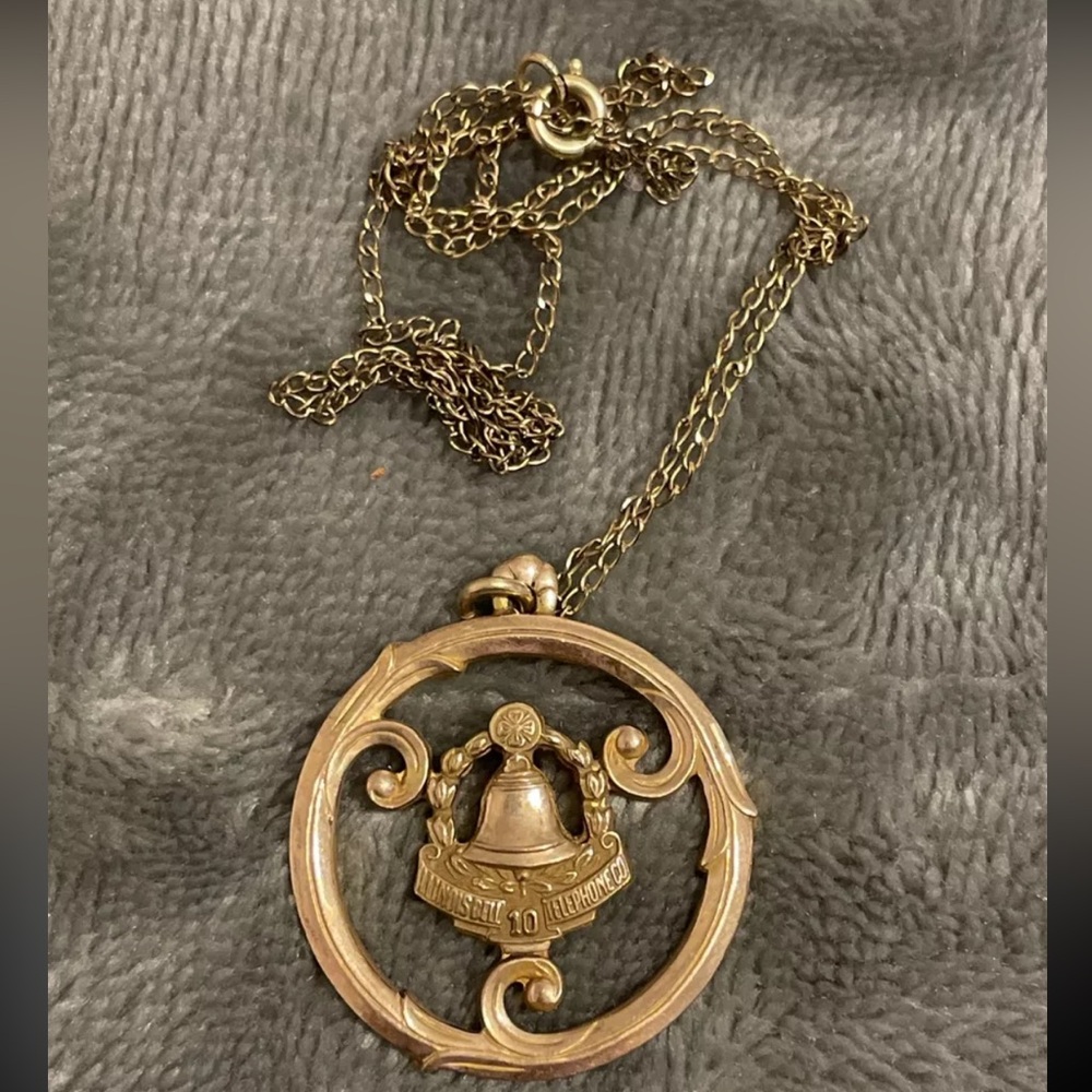 Illinois Bell Telephone Company Necklace - RARE & VINTAGE